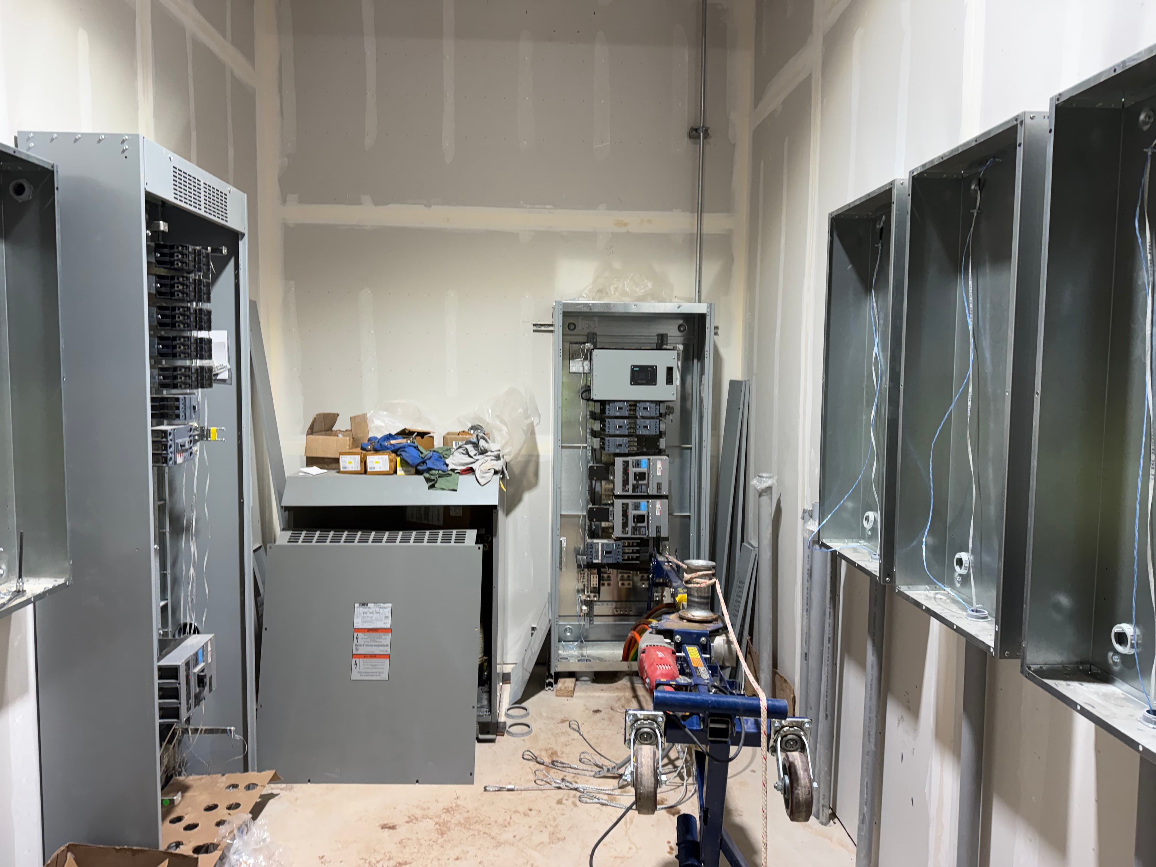 Electrical room buildout